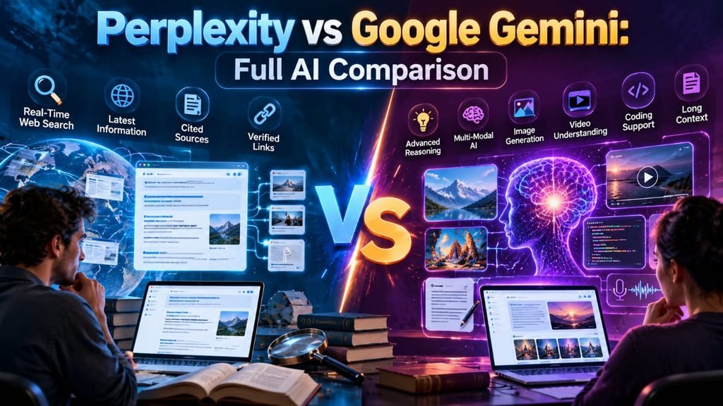 Perplexity vs Google Gemini AI comparison